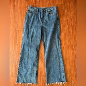 Denim forum Farrah wideleg jeans